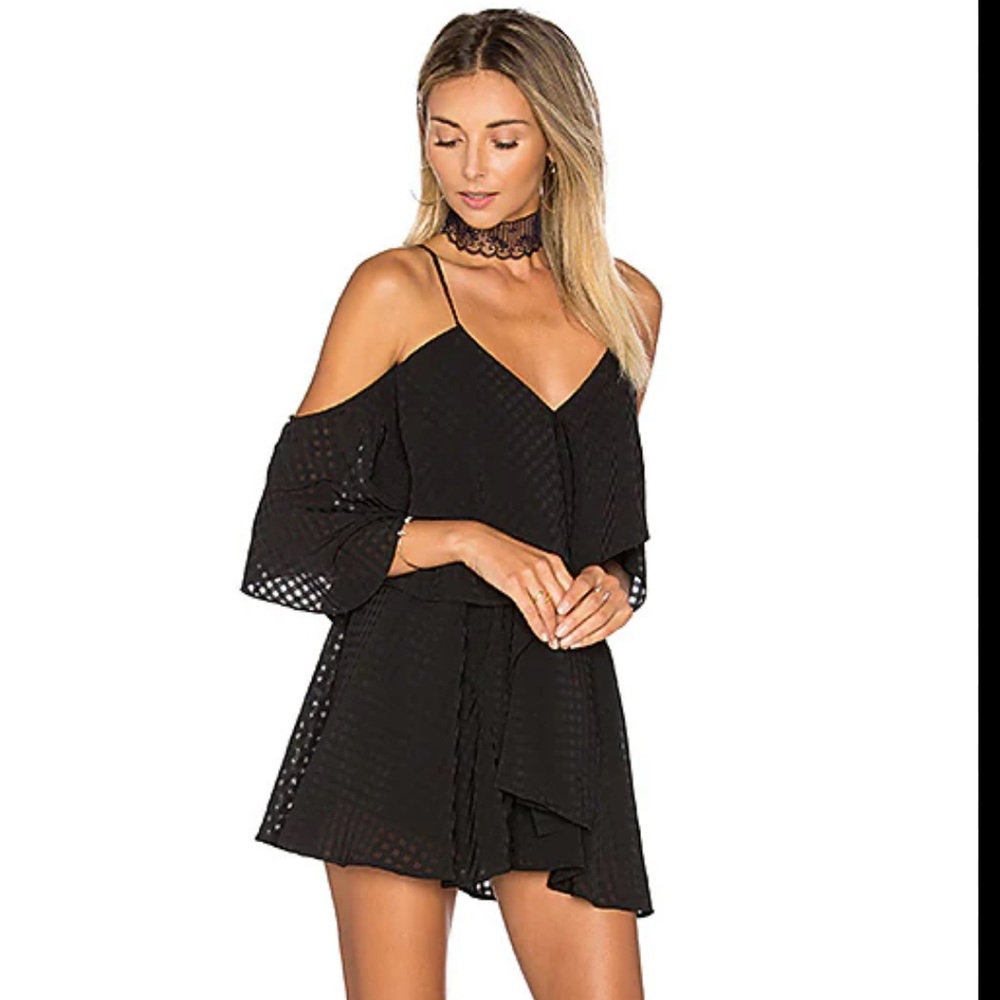 REVOLVE The Fifth Label Anytime Anywhere Romper in Black Size Small Playsuit